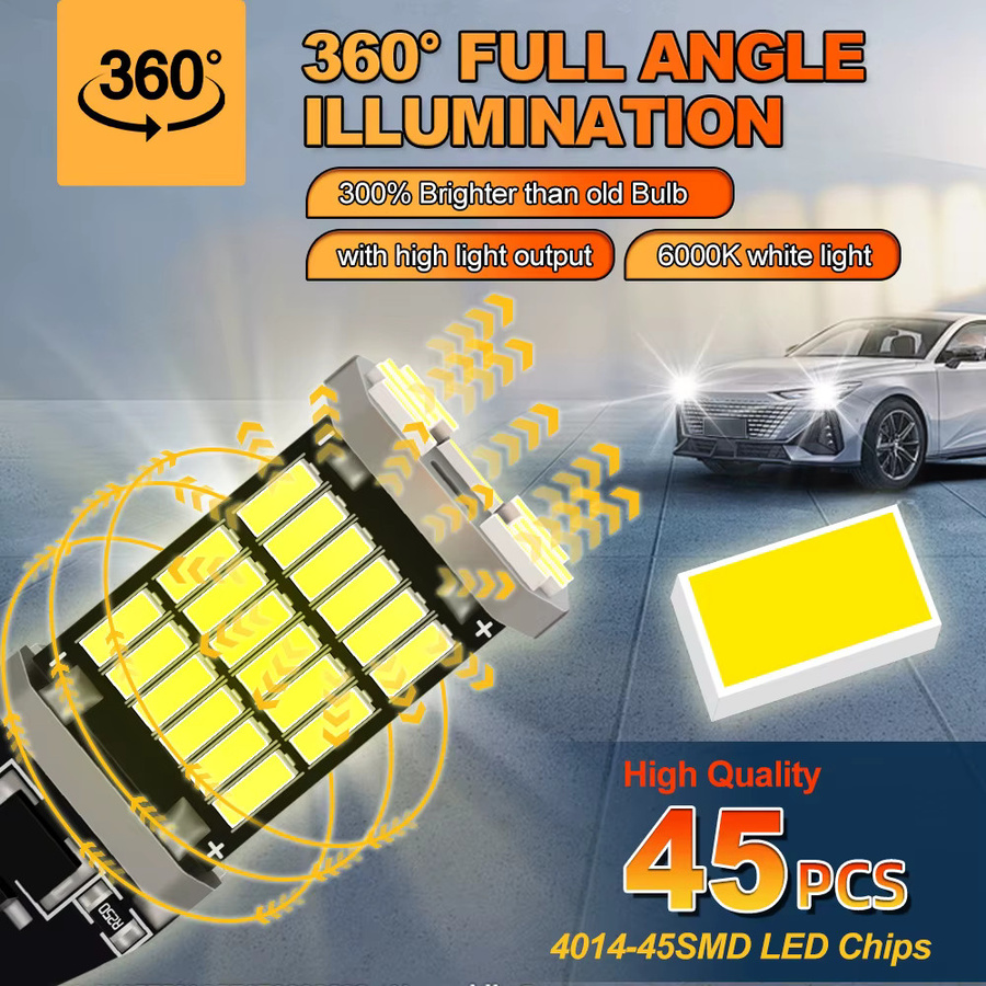 2er Set LED Rückfahrlicht T15 W16W Backup Lampe in Weiß für Peugeot 308 3008 4008 5008 Canbus kompatibel - Bild 4