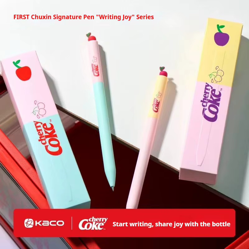 KACO FIRST Coca-Cola Cherry Edition Gelstift in Pink mit 0,5 mm Spitze und Dual-Ball-System - Bild 2