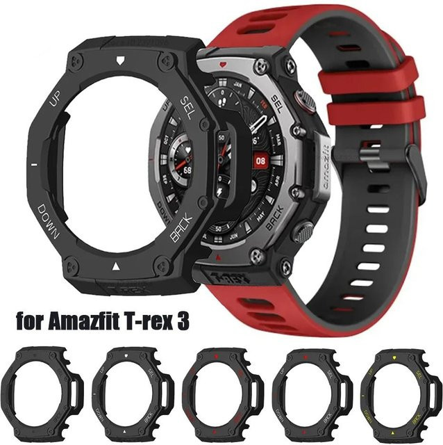 FancyWrist Schutzhülle Bumper für Amazfit T-Rex 3 in Schwarz - Bild 1