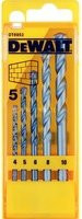 DeWalt Steinbohrer-Set DT6952, 5-teilig, carbide-tipped, Farbe: Silber - Bild 1