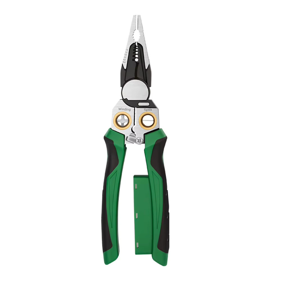 VIBRATITE 8-in-1 Elektrischer Abisolierer mit integriertem Spannungsprüfer und Spitzzange - Bild 2