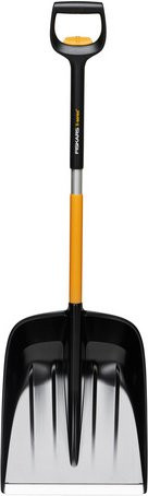 Fiskars Teleskop-Schneeschaufel X-Series aus Kunststoff und Aluminium in Schwarz, Silber und Orange mit einer Arbeitsbreite von 36,2 cm - Bild 2