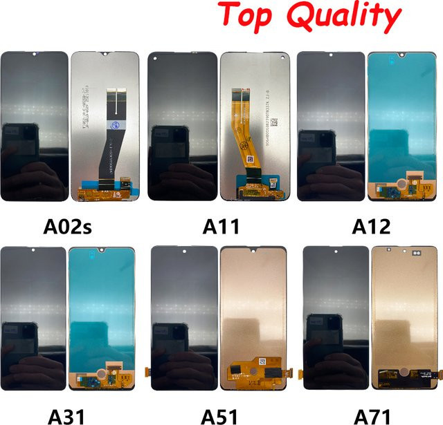 Samsung LCD Display mit Touchscreen Digitizer in Schwarz für A02 A21S A01 A03 Core A12 4G A51 A71 A02S A11 A13 4G A32 4G - Bild 1