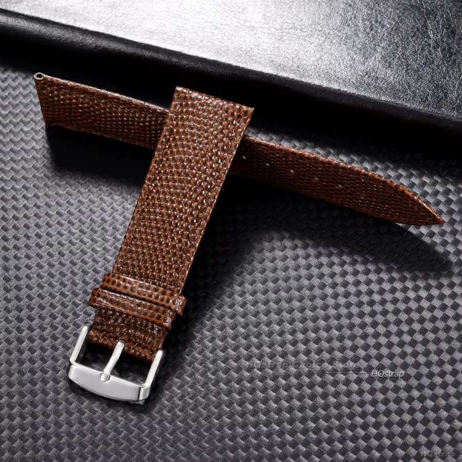 HQstrap Uhrenarmband Leder, Eidechse Textur, Unisex - Bild 2
