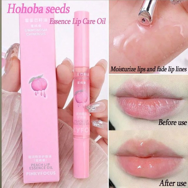 Pinkyfocus Peach Lip Oil, glänzend, Unisex - Bild 1