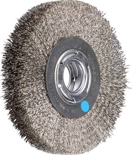 PFERD TOOLS Rundbürste RBU ungezopft mit Edelstahl-Draht Ø 0,30 mm, Durchmesser: 180 mm, Breite: 25 mm, Farbe: Silber - Bild 1