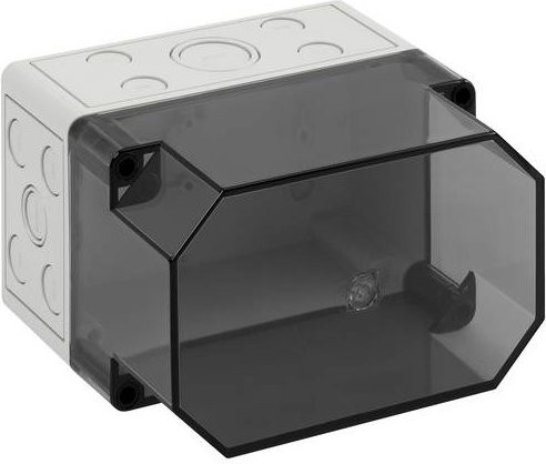 Spelsberg Universal-Gehäuse TK PS 1811-16-tm aus Kunststoff in Grau, B/T/H: 18,0 x 11,0 x 16,5 cm - Bild 1