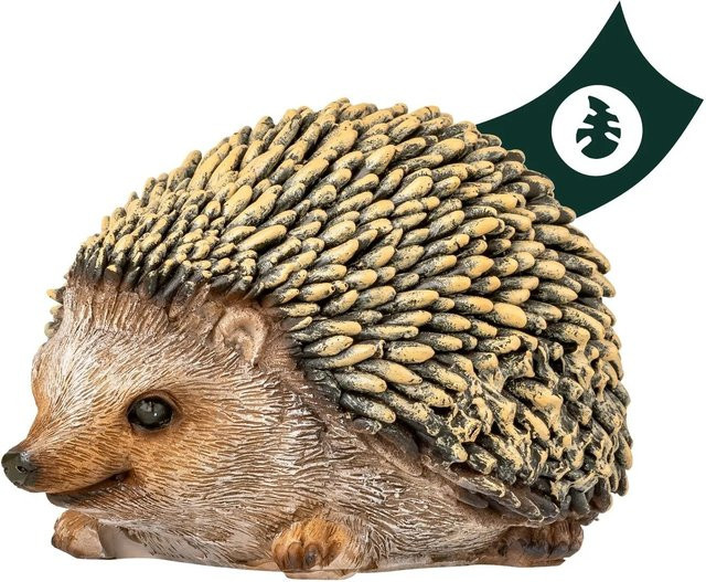 VERDOBA Wetterfeste Gartenfigur Igel in Braun - Bild 1