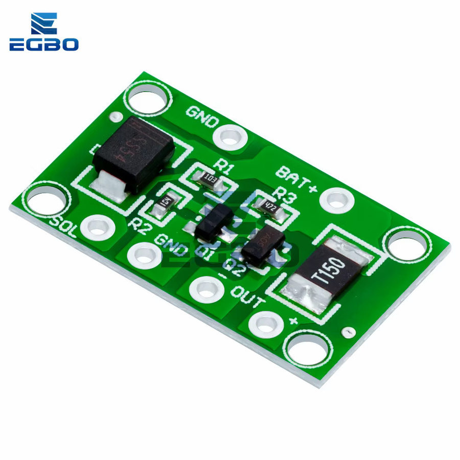 EGBO Solar PCB Controller für Solar-Lampen und Akku-Ladegeräte, Farbe: Grün, 1A - Bild 2