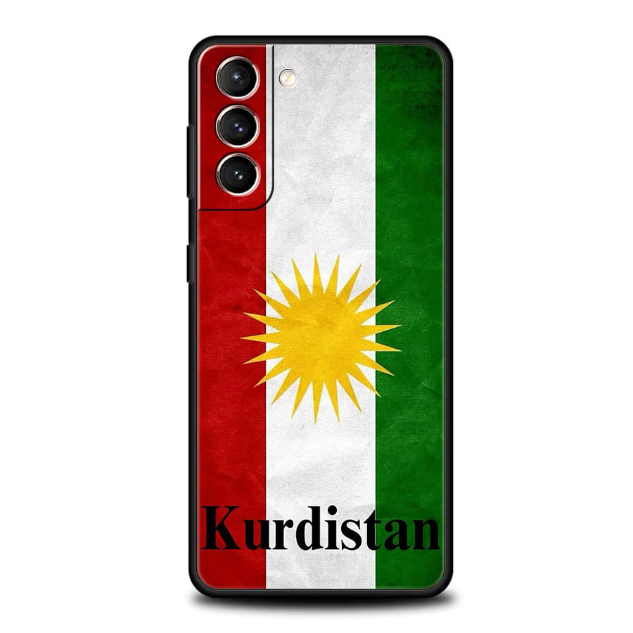 Kurdish Flag Handyhülle aus Soft TPU für Samsung Galaxy S25 Edge S24 S23 S22 S21 FE S20 Ultra S10 Plus 5G - Bild 2
