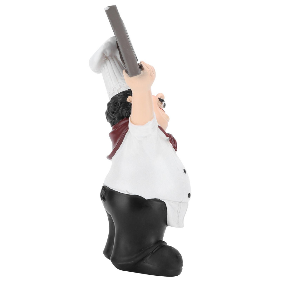 GoolRC Koch-Skulptur Willkommen Hände hoch aus Harz für Bäckerei Café und Restaurant - Bild 2
