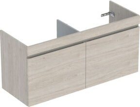 Geberit Doppelwaschtischunterschrank Renova Plan in lackierter Ausführung B/T/H: 122,6 x 44,6 x 60,6 cm - Bild 1