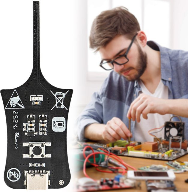 Etmakit SMD-Reparatur-Diagnosetool in Schwarz für die präzise Fehlererkennung an Smartphone-Logikplatinen und elektronischen Komponenten - Bild 1