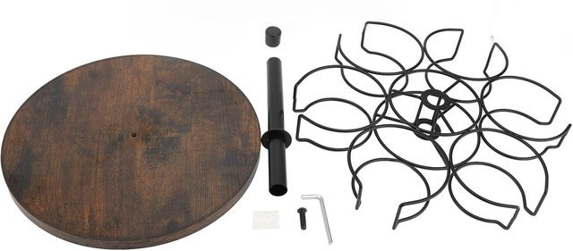 CosyHome Becher Organizer mit 6 Fächern, 360 Grad drehbarer Tumbler Organizer für Wasserflaschen, grau - Bild 1