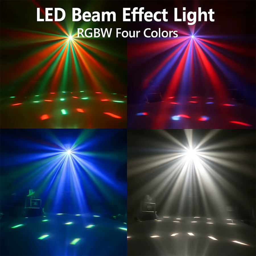 Alien RGBW LED Bühnenlicht mit 2x15W Strahl für Schmetterlingseffekt, DMX512 und Sound Control, Schwarz - Bild 3