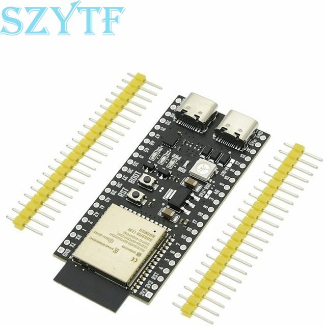 ESP32-S3-1 DevKitC-1 IoT Core Entwicklungsboard mit WiFi, Bluetooth und USB-C Anschluss in Schwarz - Bild 1
