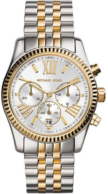 Michael Kors Chronograph, Edelstahl, Bicolor, Quarz, 38 mm, Damen - Bild 1