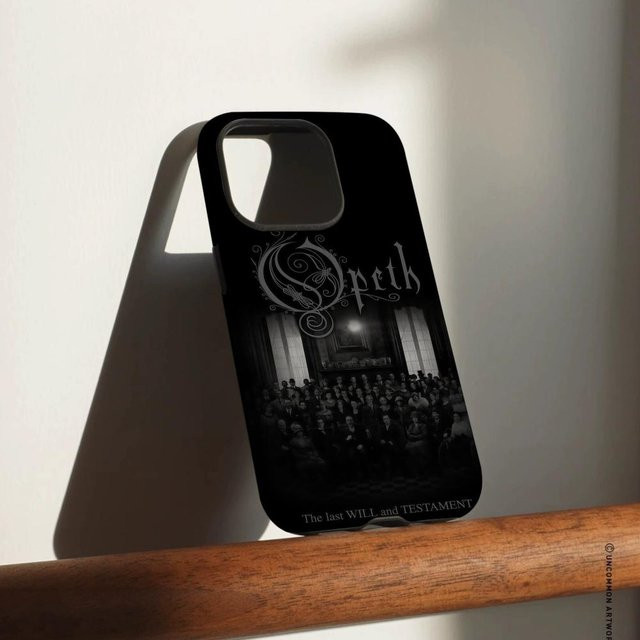 Band O-Opeth Handyhülle für Apple iPhone 17 16 15 14 13 12 Pro Max Plus in Schwarz mit glänzender HD-Doppelschicht-Flüssighartschale - Bild 1