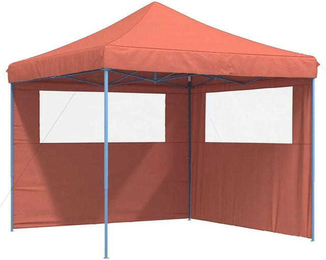 vidaXL Party-Zelt aus Oxford-Stoff in Terrakotta, B/T/H: 292 x 292 x 315 cm - Bild 1