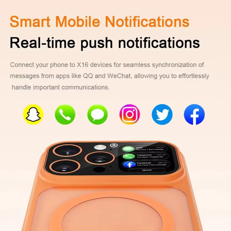 Multifunktionale Smart AI Schutzhülle mit Touchscreen-Übersetzungsfunktion für Apple iPhone 17 Pro Max, iPhone 16 Pro Max und iPhone 15 Pro Max - Bild 3