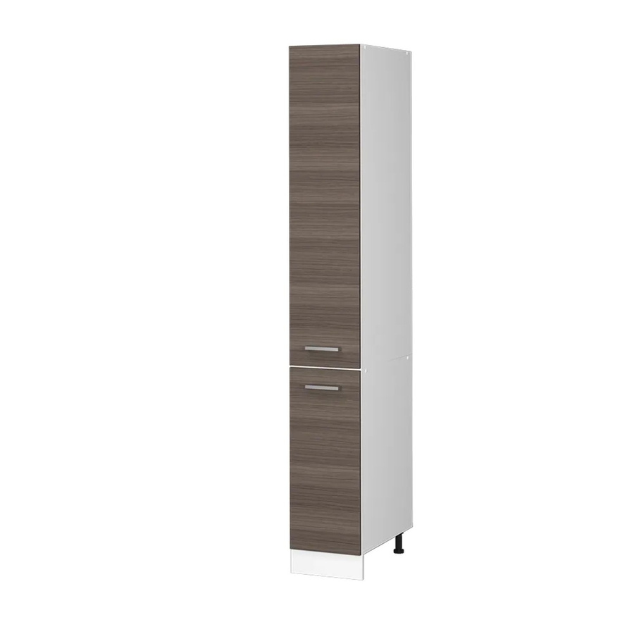 Vicco Apothekerhochschrank R-Line Küchenschrank Weiß/Edelgrau B: 30 cm, T: 30 cm, H: 207 cm - Bild 2