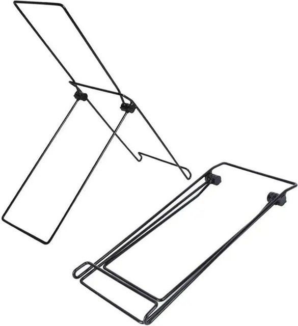 2 Stück Solarpanel-Befestigungshalterungen in Schwarz, neigungsverstellbar von 0 bis 60 Grad, tragbare und faltbare Halterungen für Solarplatten - Bild 1