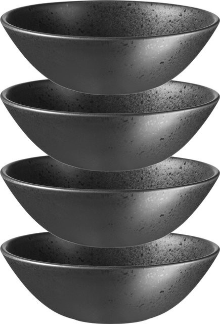 Mäser Schüssel-Set Essential aus Steinzeug in Schwarz - Bild 1