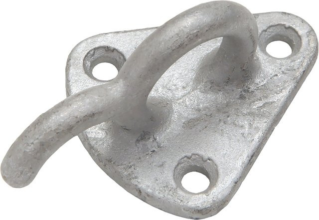 Conacord Ringhakenplatte aus verzinktem Stahl in Silber, Länge: 50 mm - Bild 1
