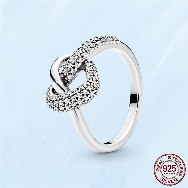 Wucifang Jewelry Ring 925 Silber, Zirkonia, Damen - Bild 1
