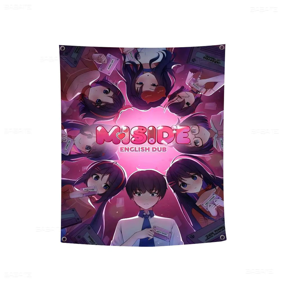 Beast Kingdom M-miside Mita Anime Wandbanner Textil Dekoration Mehrfarbig B: 70 cm, H: 50 cm - Bild 5