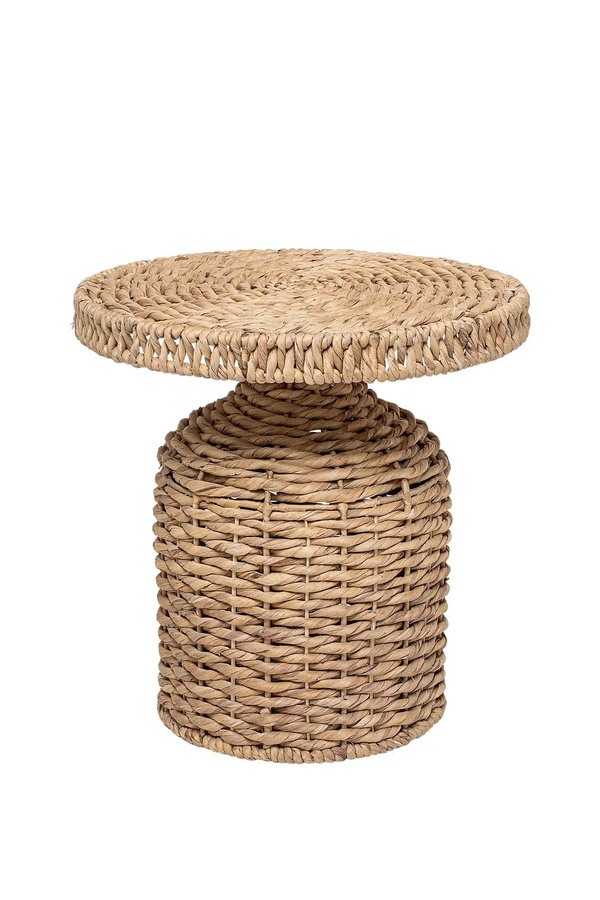 Bloomingville Beistelltisch aus Wasserhyazinthe in Nature Camo, rund, Höhe: 46 cm - Bild 1