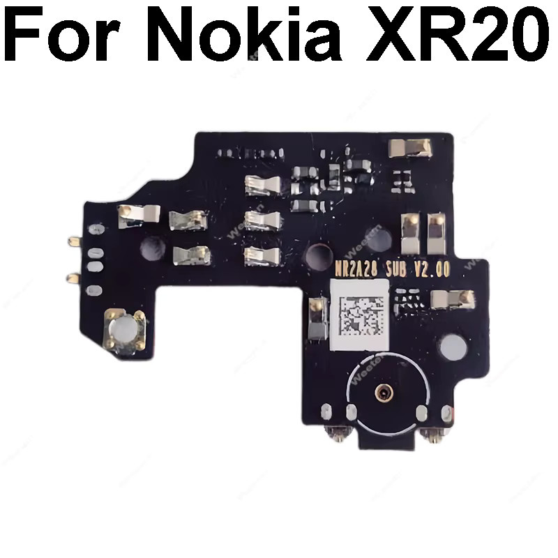 Nokia XR20 Ersatzteil Set mit Mikrofon, Wifi Antenne und Flex Kabel in Schwarz - Bild 3