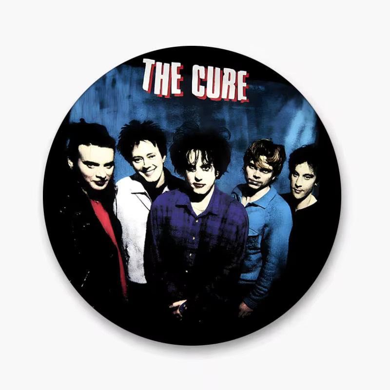 Brochen T-The C-Cure Rockband, Emaille-Pins, Cartoon-Stil, rund - Bild 7