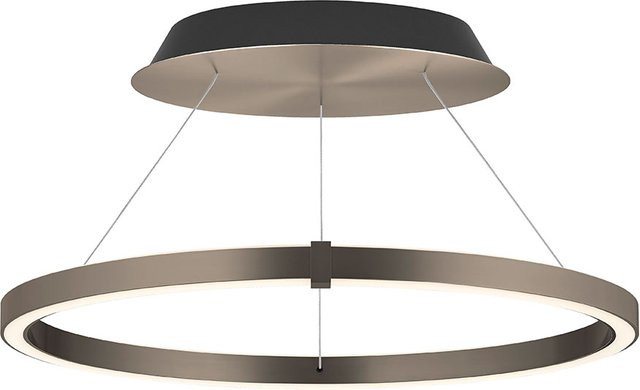 Bankamp Line Ring 7808 LED-Deckenleuchte in Bronze eloxiert mit dim2warm Funktion und Fernbedienung - Bild 1