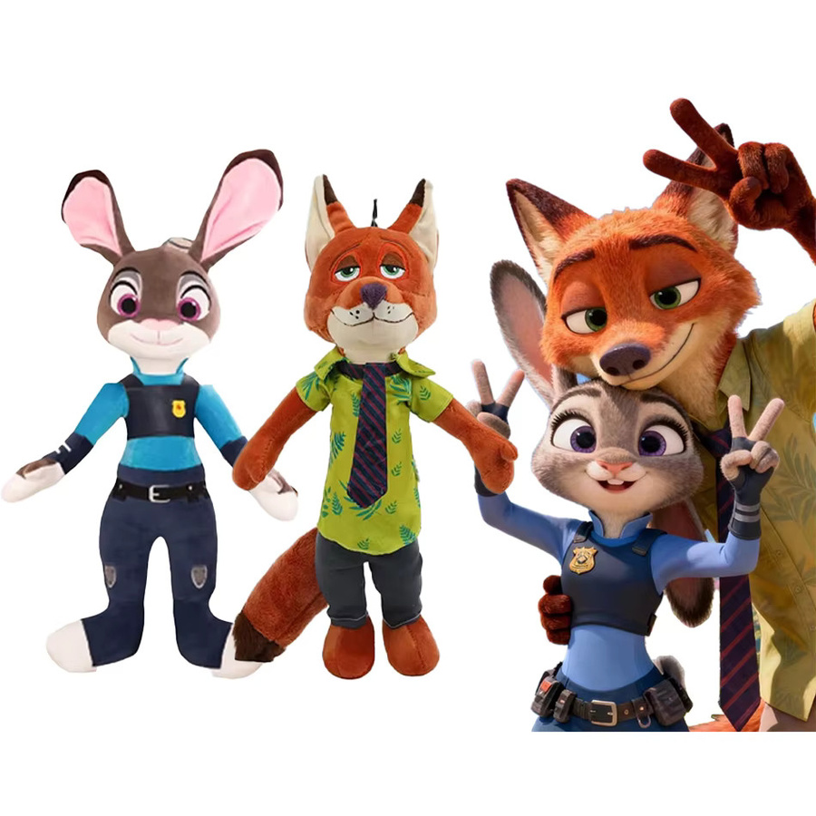 TOPTOY Disney Nick Wilde Judy Hopps Spielzeugpuppe, 40-50 cm - Bild 4