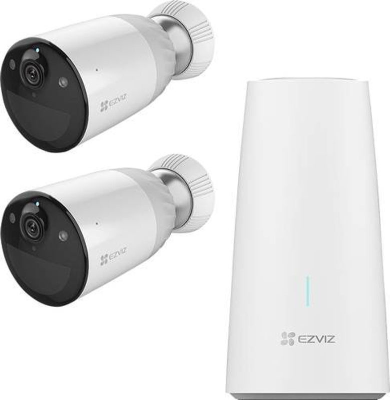EZVIZ BC1-B2 kabelloses WLAN IP-Überwachungskamera-Set mit 2 Outdoor-Kameras in Weiß - Bild 3