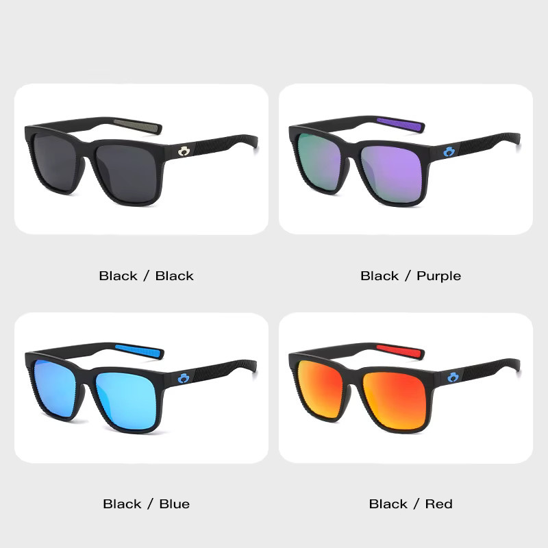 Karos Sonnenbrille, Unisex, Vollrand, Kunststoff, Schwarz, polarisiert - Bild 3