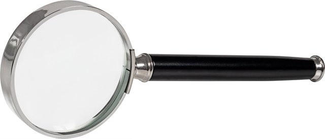 Leuchtturm Stiellupe 3x, Schwarz, Silver - Bild 1