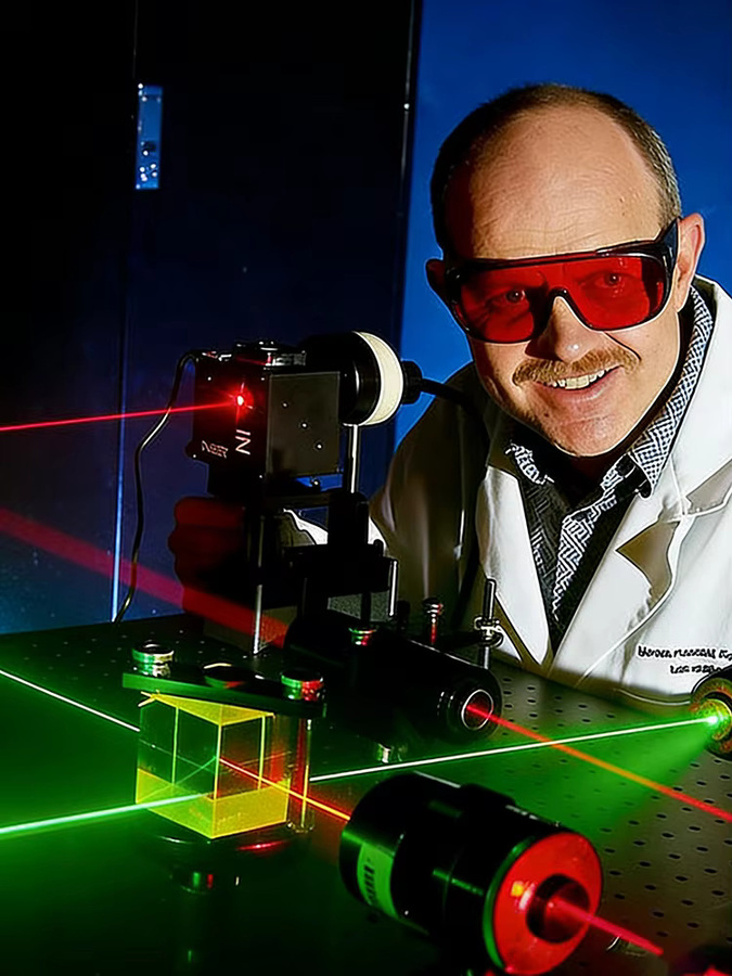 Leeyongin Laserschutzbrille mit rotem Filter für 450nm bis 532nm Laser, Schutz für Laserpointer, Graviermaschinen und Schneidegeräte - Bild 4