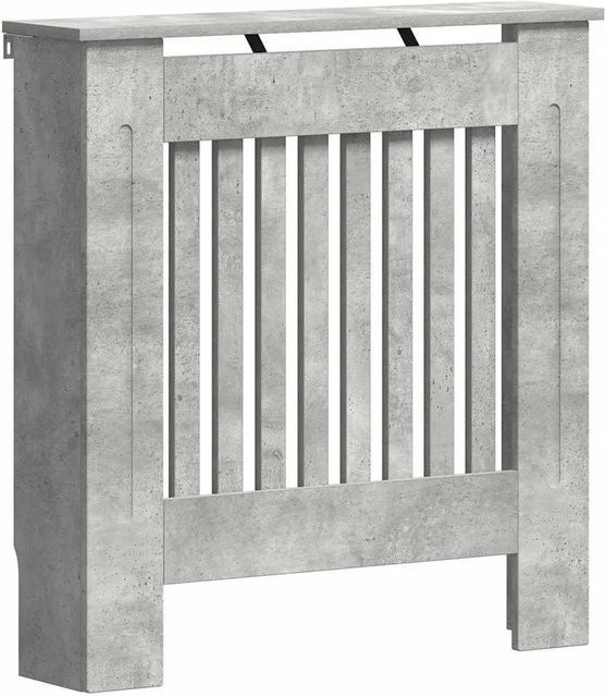 vidaXL Heizkörperabdeckung aus Holzwerkstoff in Betongrau mit modernem Design, B/T/H: 78 x 19 x 81,5 cm - Bild 1