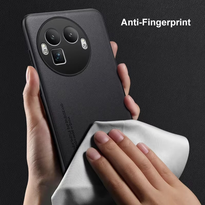 EUCAGR PU Leder Handyhülle für Realme GT8 Pro 5G und Realme GT8, Stoßfeste Silikon Schutzhülle, Blau - Bild 2