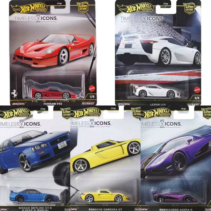 Hot Wheels Car Culture Zeitlose Klassiker-Serie, Spielzeugauto, Metall - Bild 1