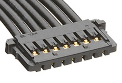 Molex Stiftgehäuse-Kabel 15132-0706 in Schwarz - Bild 1