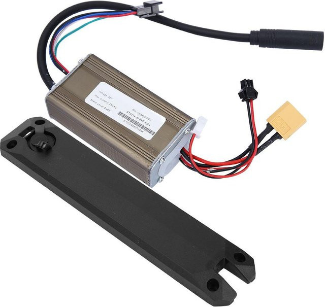 Elektroroller Controller mit Ladeanschlussabdeckung und zentralem Bedienfeld 36V Ersatzteil für 8 Zoll Elektroroller in Grau - Bild 1
