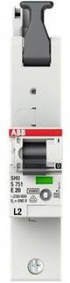 ABB S751-E20L22 Hauptleitungsschutzschalter 20A 230V Weiß - Bild 1