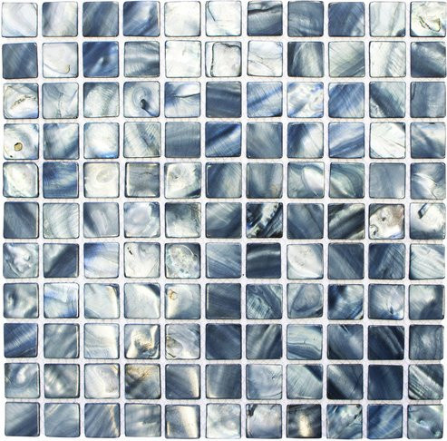 HuH Mosaikfliese Anodonta Wandbelag blau B/H: 30 x 30 cm - Bild 1