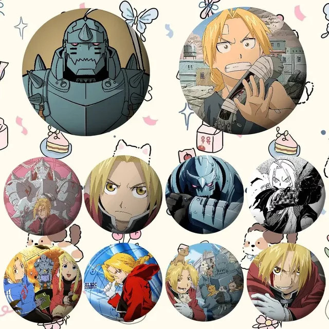 Brosche Anime Fullmetal Alchemist, Bunt, Unisex - Bild 1