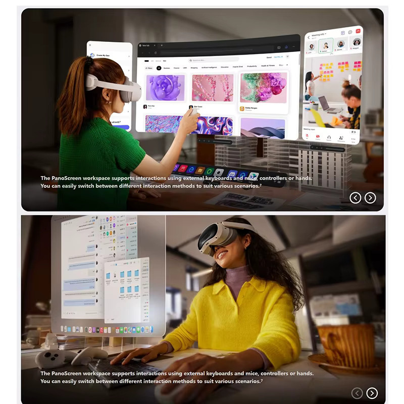 PICO 4 Ultra All-in-One Mixed-Reality VR Headset in Weiß - Bild 3