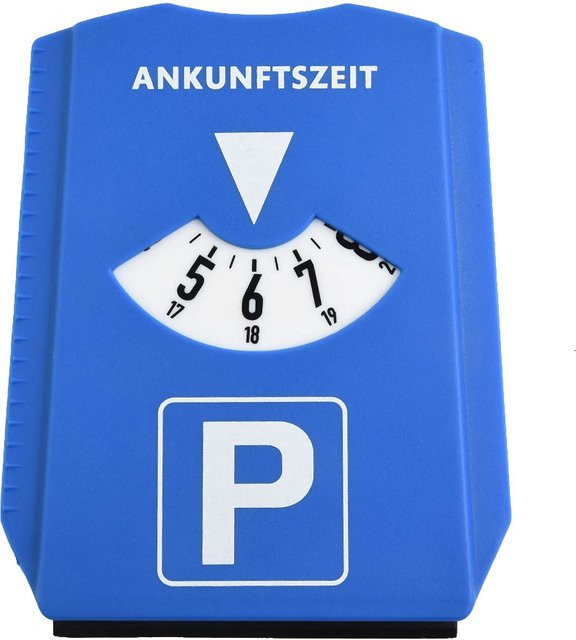 NIGHTKIST Parkscheibe Parkuhr in Blau aus Kunststoff mit Ankunftszeit-Anzeige - Bild 1