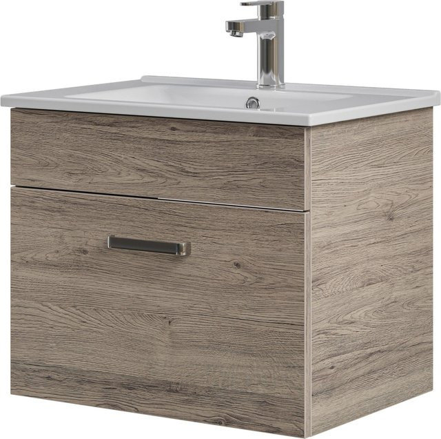 Pelipal Waschtisch Quickset 313 Sanremo Eiche Terra mit Softclose Breite: 65 cm - Bild 1